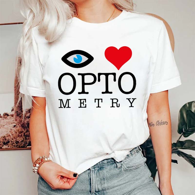 Eye Love Heart Optometry Nurse T-Shirt