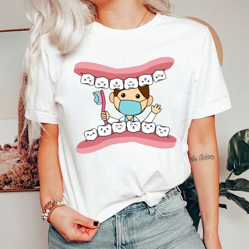 Check Teeth Nurse T-shirt