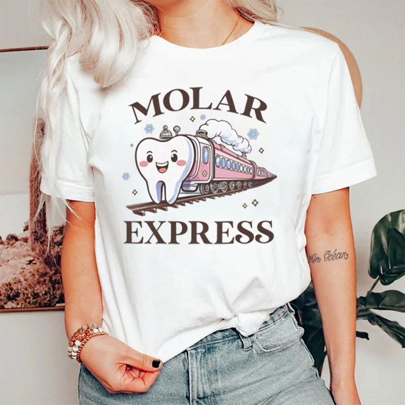 Funny Molar Express Dental T-Shirt
