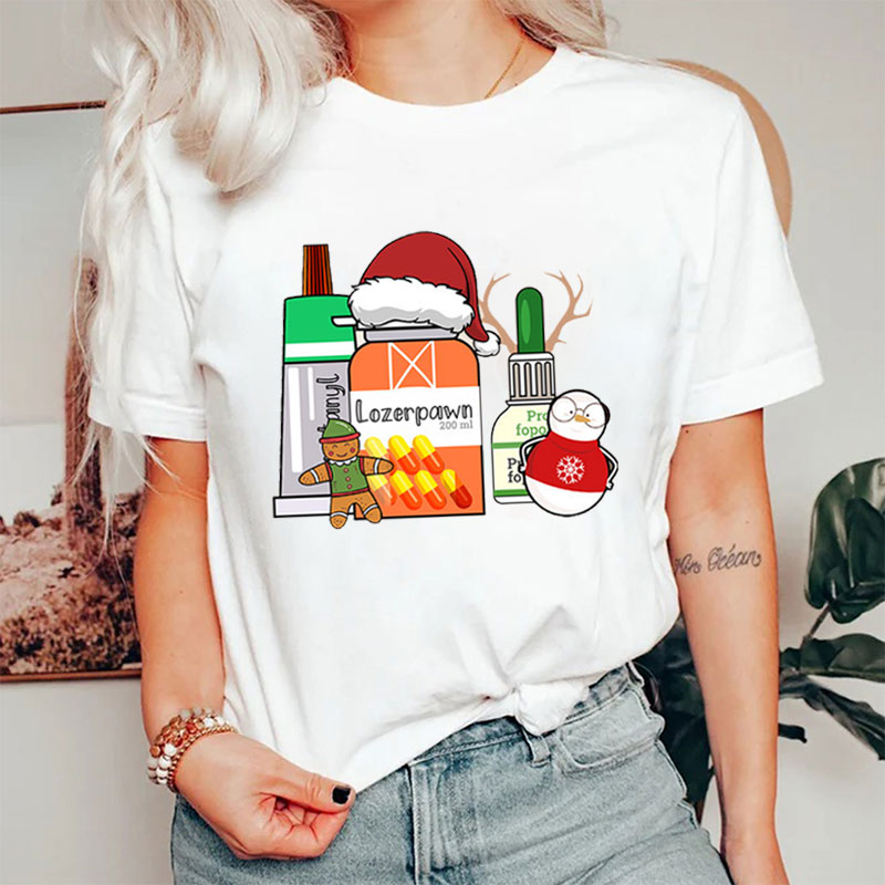 Christmas Medicine Nurse T-Shirt