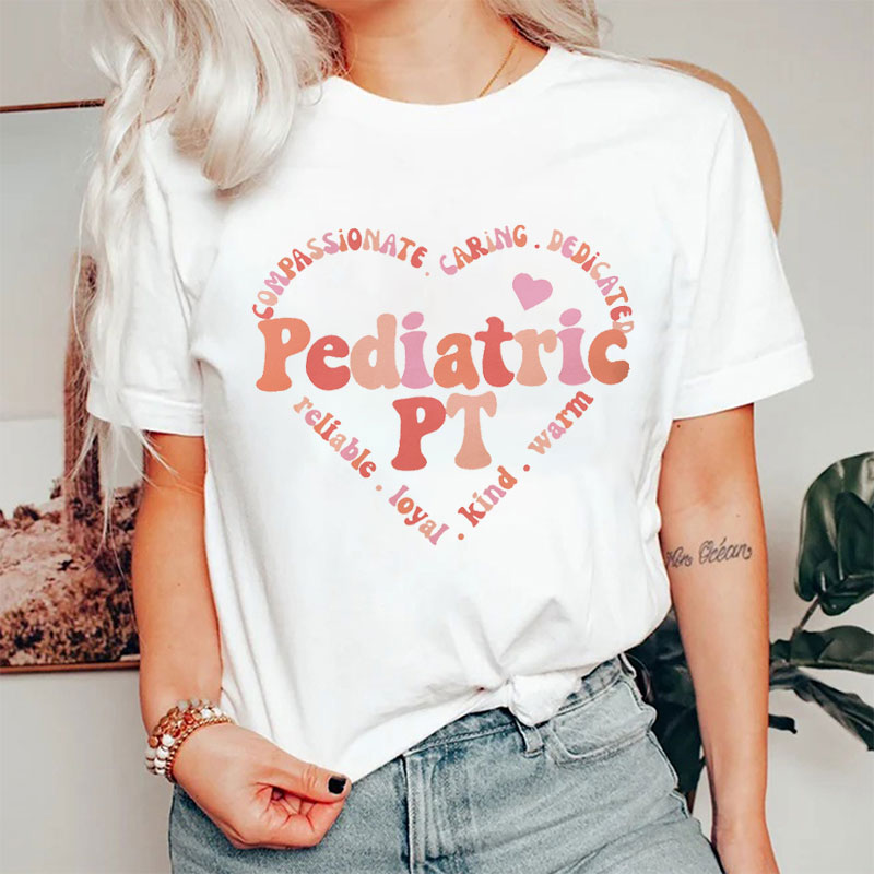 Valentine Pediatric PT Nurse T-Shirt