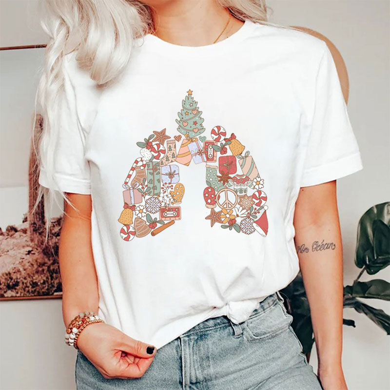 Christmas Decoration RT Nurse T-Shirt