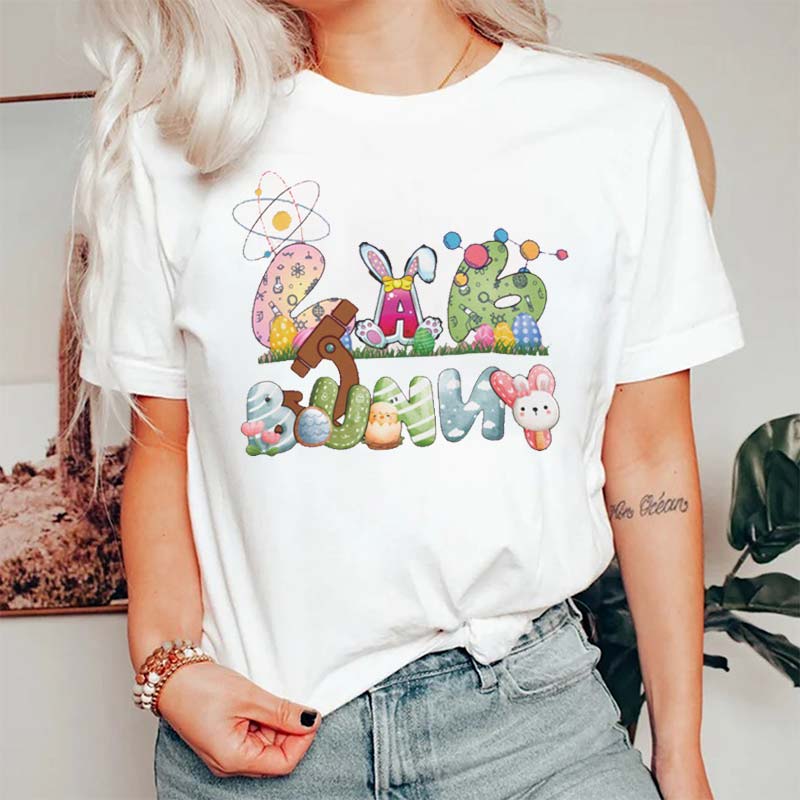 Lab Bunny Easter Nurse T-Shirt