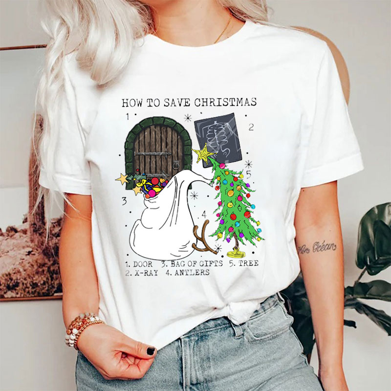 How To Save Christmas Nurse T-Shirt