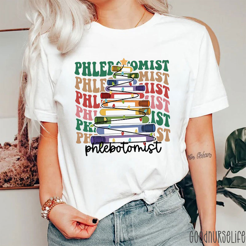 Lab Tech Phlebotomist Nurse T-shirt