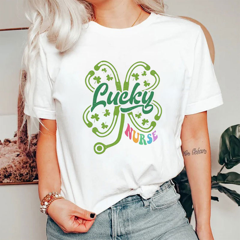 Saint Patrick's Day Lucky Nurse T-Shirt