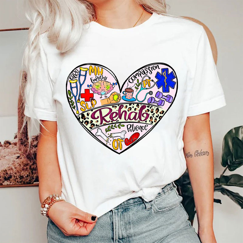 Rehab Heart Nurse T-shirt