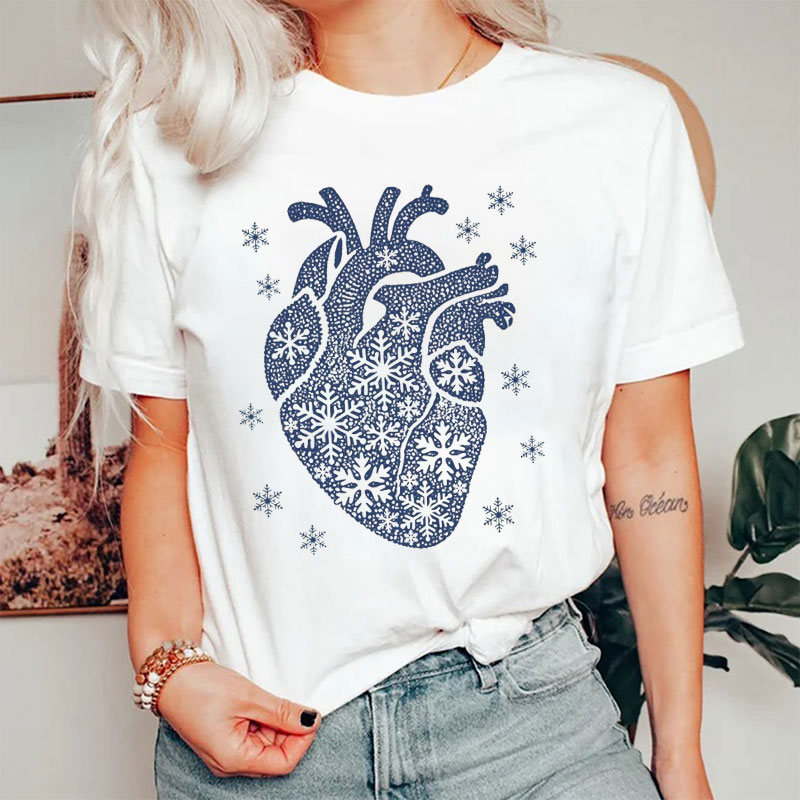 Snowflake Cardiac Nurse T-shirt