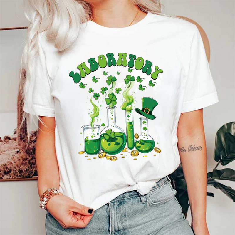 St Patrick Laboratory Nurse T-Shirt