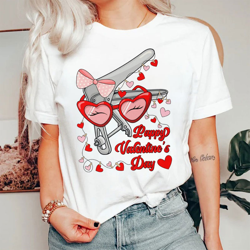 Pappy Valentine's Day Nurse T-shirt
