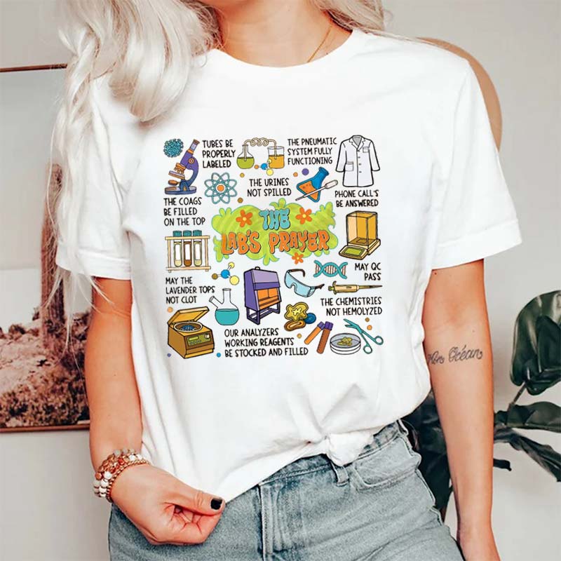 Lab Week The Lab's Prayer Nurse T-Shirt