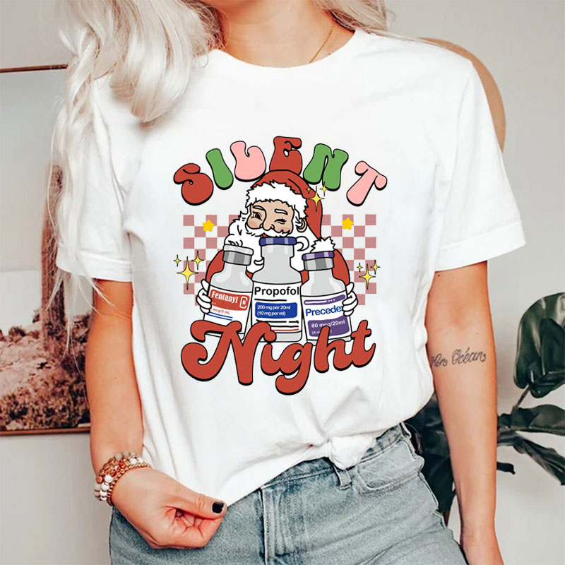 Silent Night Nurse T-Shirt