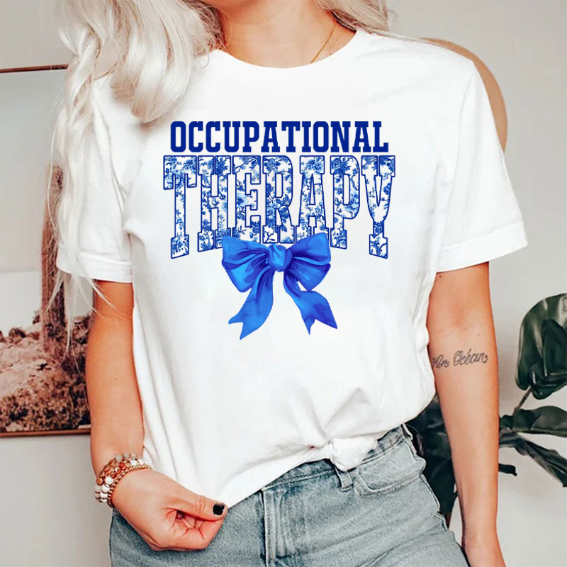 Occupational Therapy Bow Tie T-Shirt
