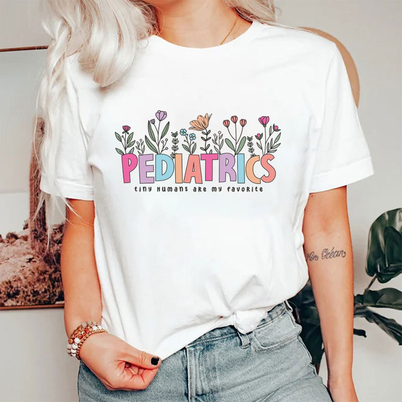 Pediatric Tiny Humans Are My Favorite Nurse T-Shirt