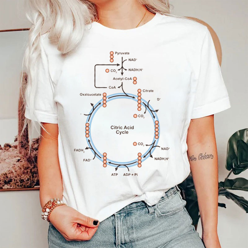 TCA Krebs Cycle Biochemistry Nurse T-shirt