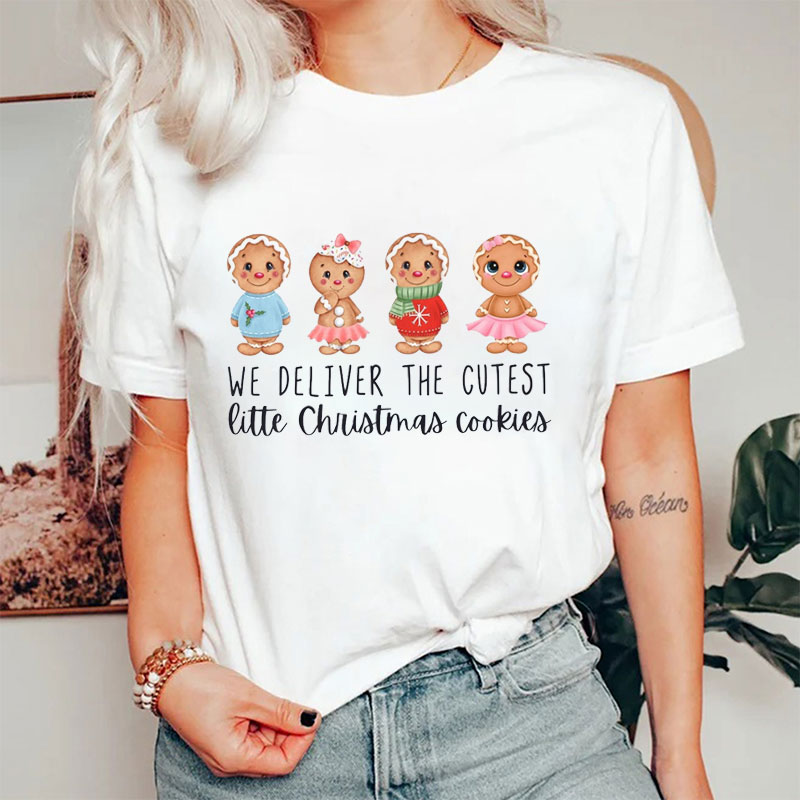We Deliver The Cutest Little Christmas Cookies Nurse T-Shirt