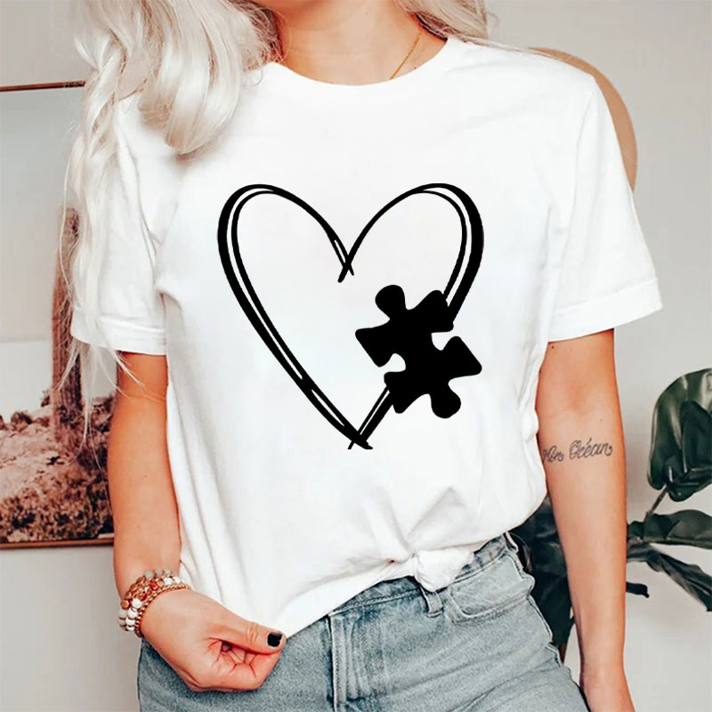 Love Autism Puzzle Nurse T-Shirt