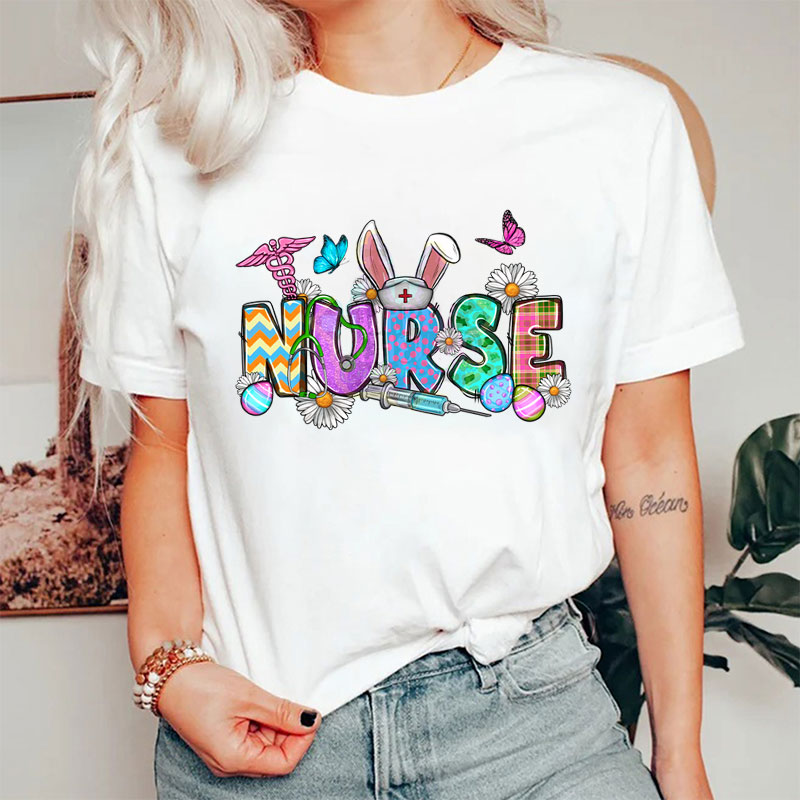 Easter Decoration Nurse T-Shirt