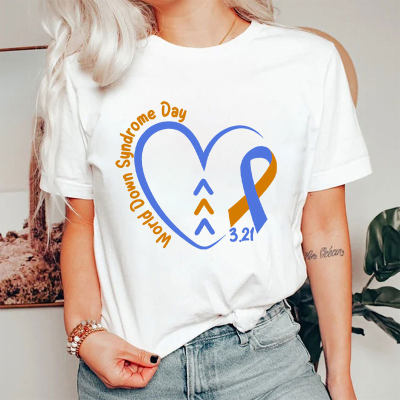 World Down Syndrome Day Nurse T-Shirt