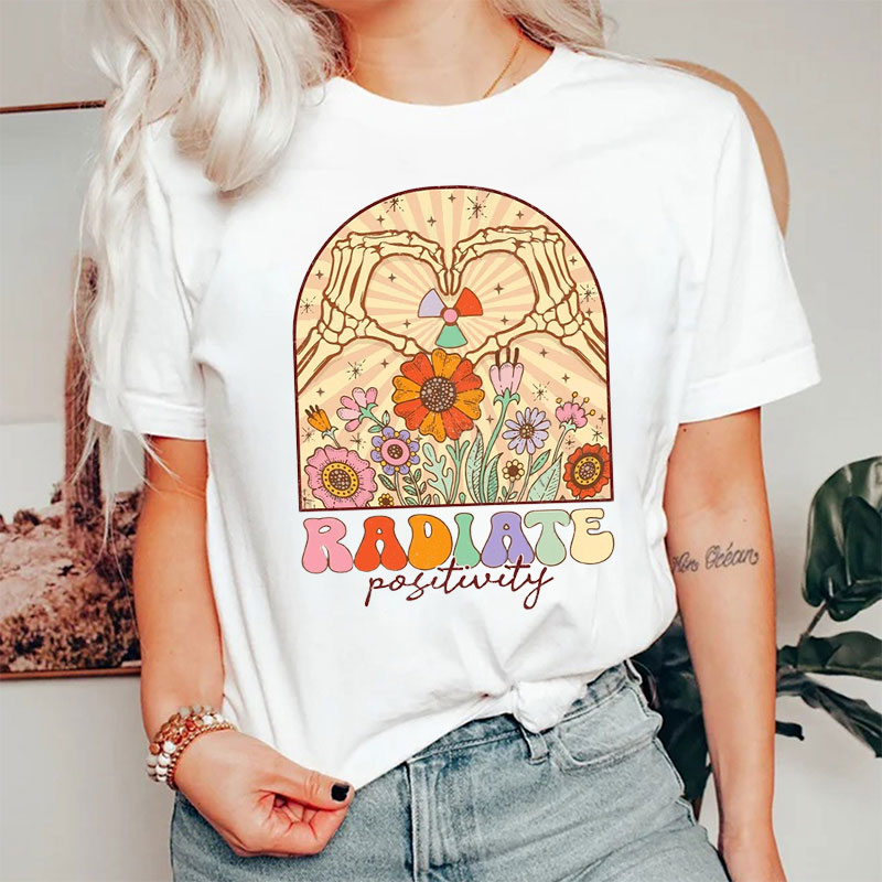 Radiate Positivity Nurse T-Shirt