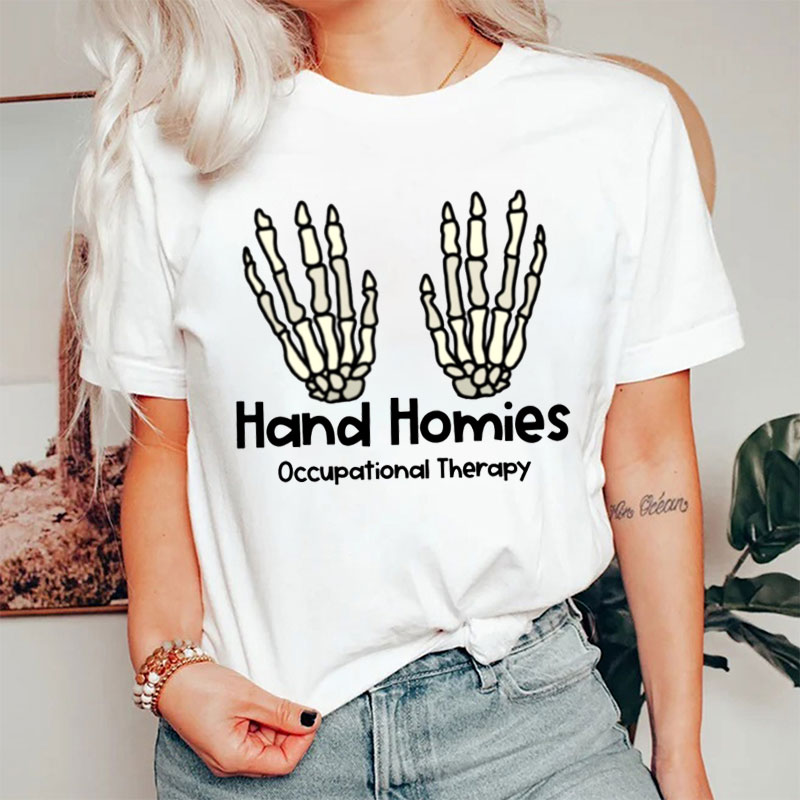 Hand Homies Occupational Therapy Small Nurse T-Shirt