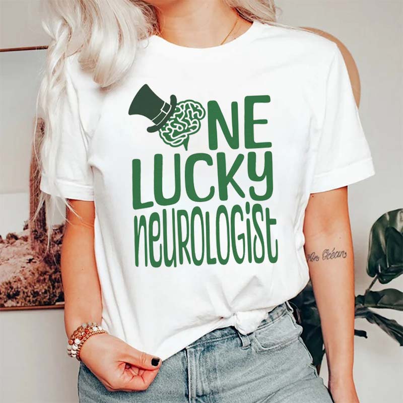 One Lucky Neurologist Nurse T-Shirt