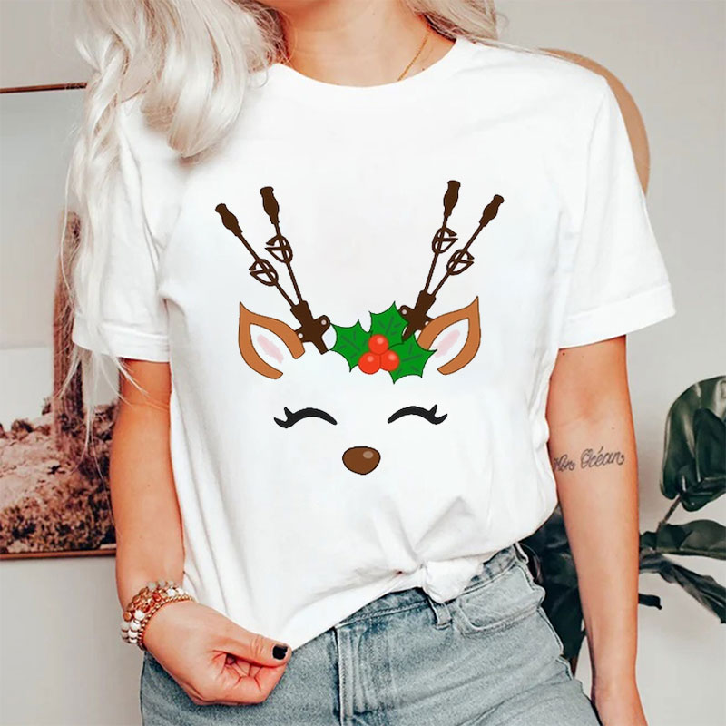 Picc Reindeer Christmas Nurse T-Shirt