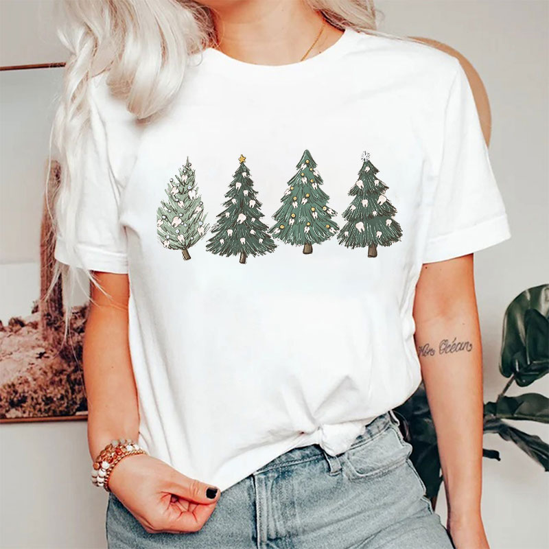 Xmas Tree Teeth Dentist Nurse T-shirt