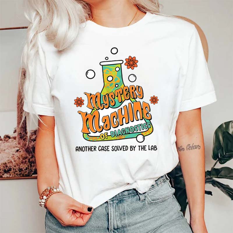 Retro Cartoon Style Lab Week Nurse T-Shirt