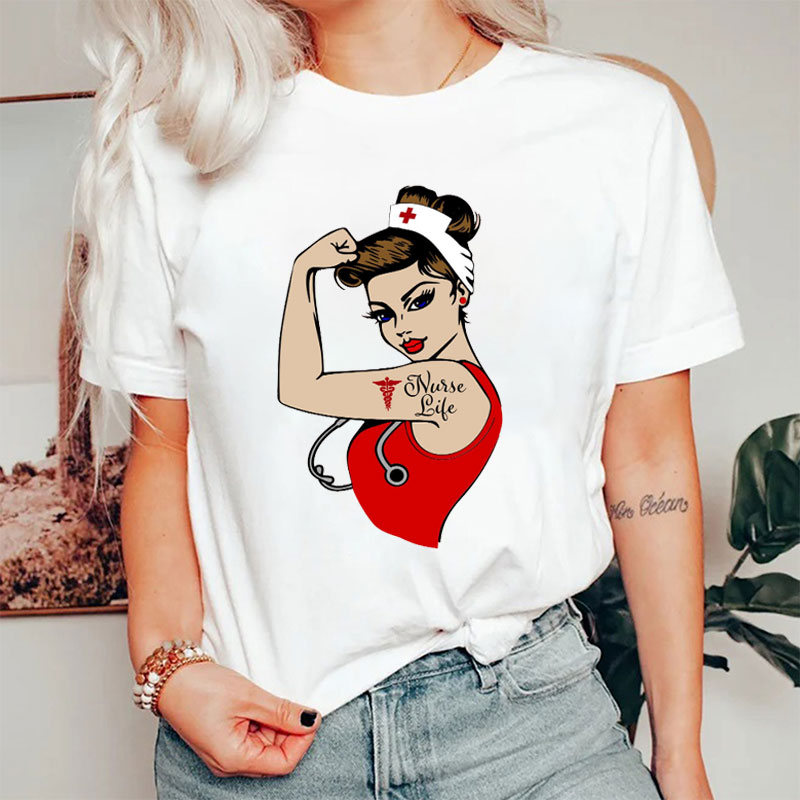 Women Power Nurse T-Shirt