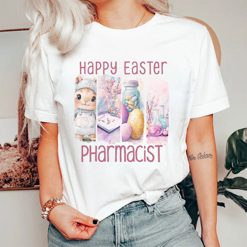 Happy Easter Pharmacist Nurse T-Shirt