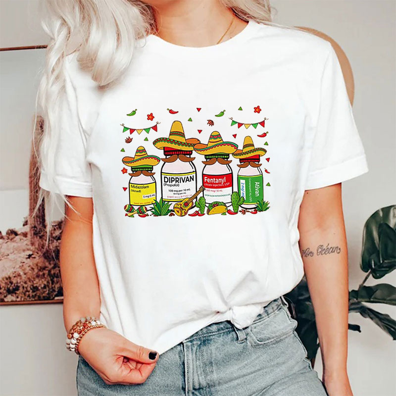 Cinco De Mayo Pharmacy Nurse T-Shirt