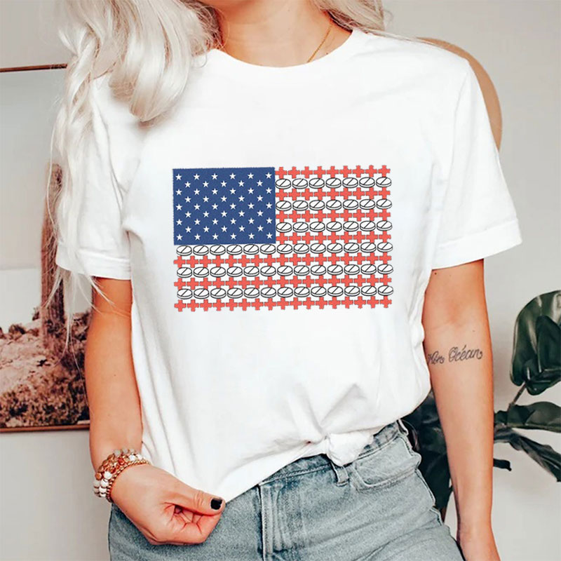 Pills Flag Nurse T-Shirt