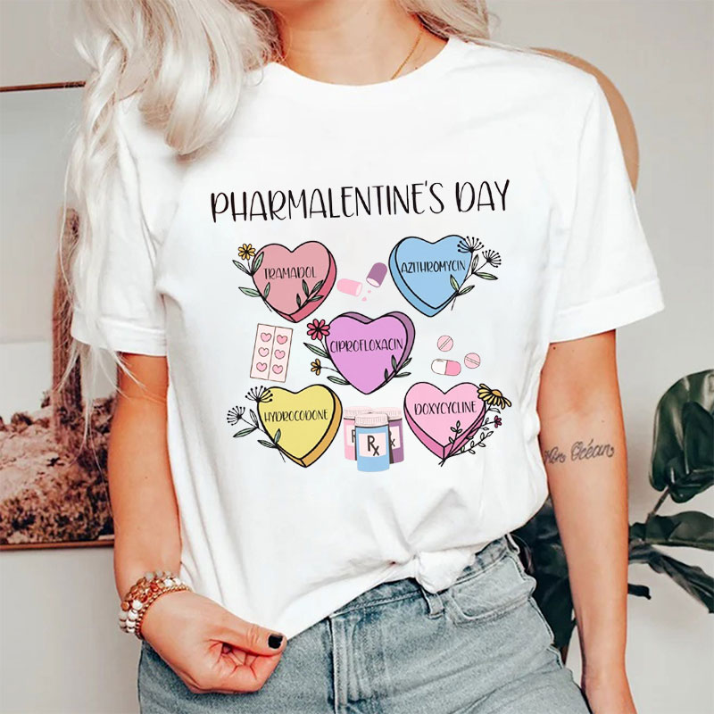 Pharmacy Valentine Pharmalentine's Day T-Shirt