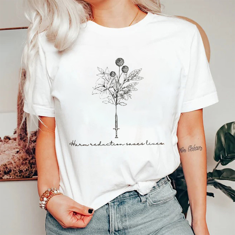 Harm Reduction Saves Lives Nurse T-shirt
