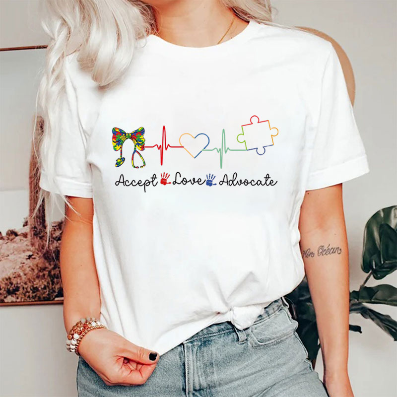 Accept Love Advocate Nurse T-Shirt