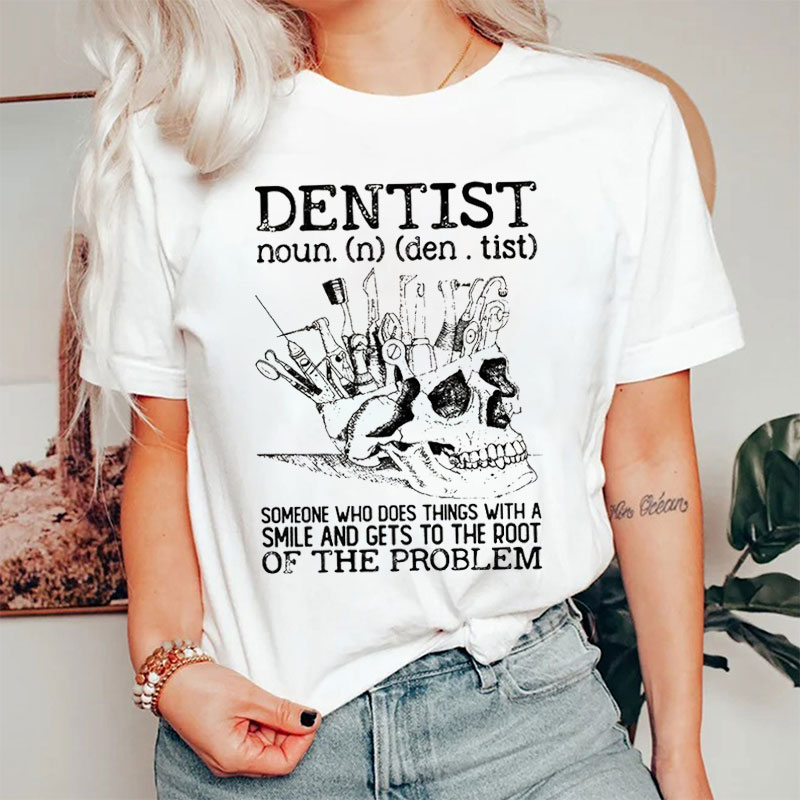Funny Dentist Explained Nurse T-shirt