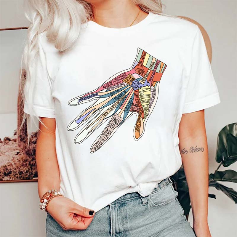 Muscles Of the Hand Anatomy Nurse T-Shirt
