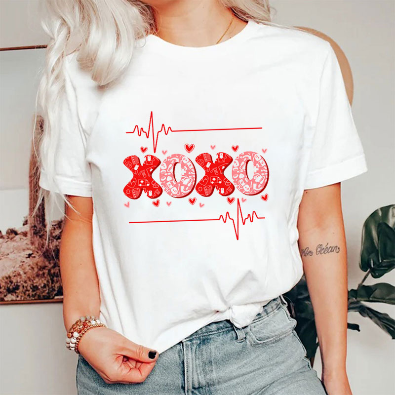 XOXO Valentine Nurse T-Shirt