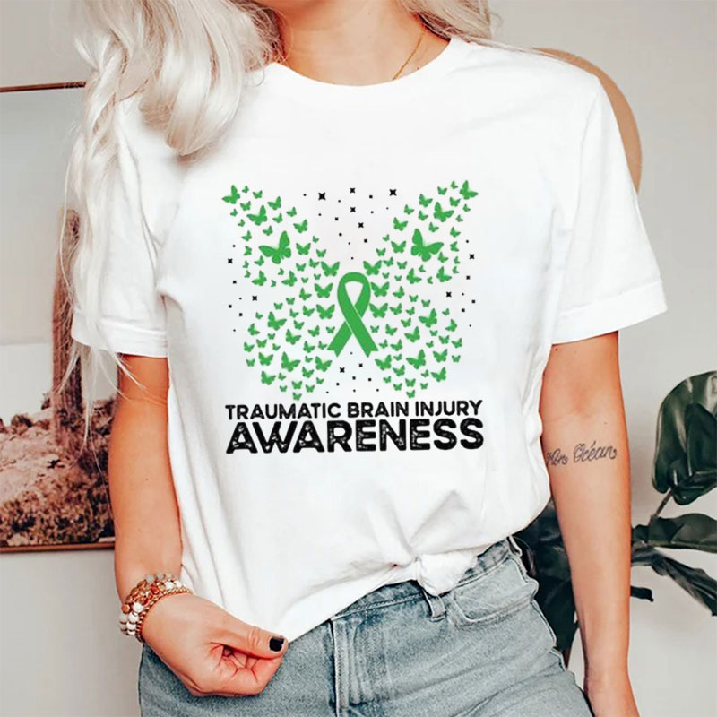 Brain Injury Awareness Nurse T-Shirt