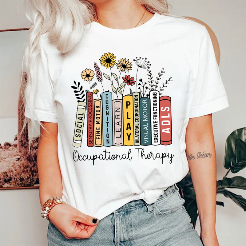 Occupational Therapy Knowledge Garden Nurse T-Shirt