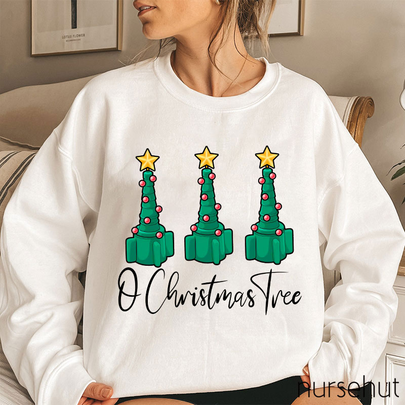 O Christmas Tree Nurse  Sweatshirt