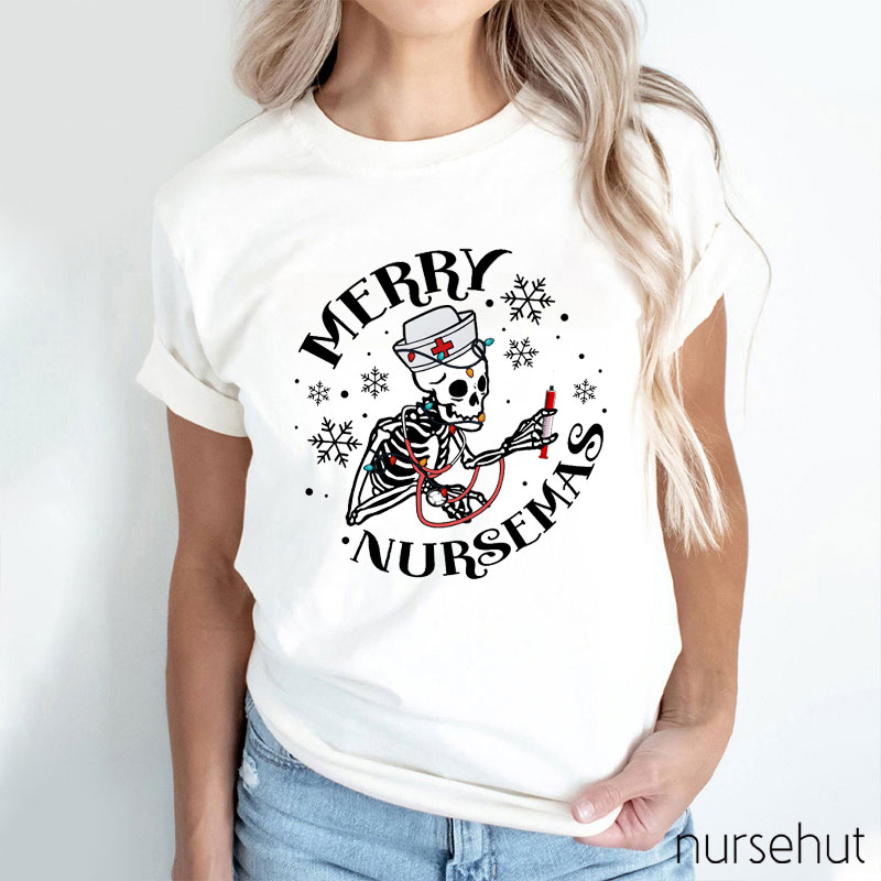 Merry Nursemas Nurse T-Shirt