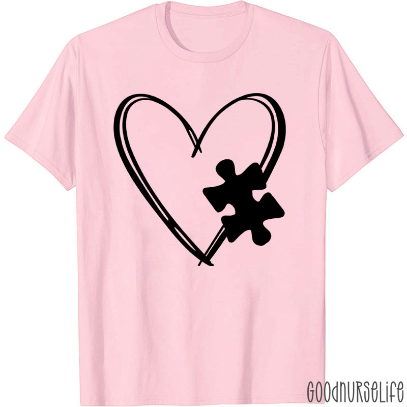 Love Autism Puzzle Nurse T-Shirt