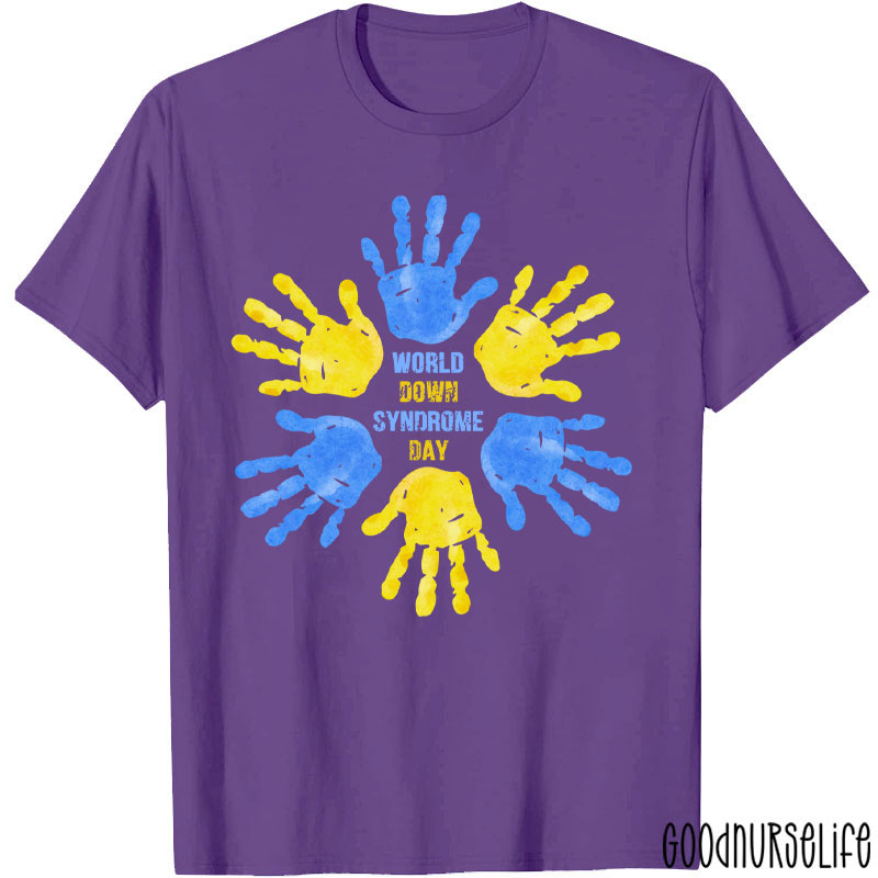 World Down Syndrome Day Awareness Nurse T-Shirt