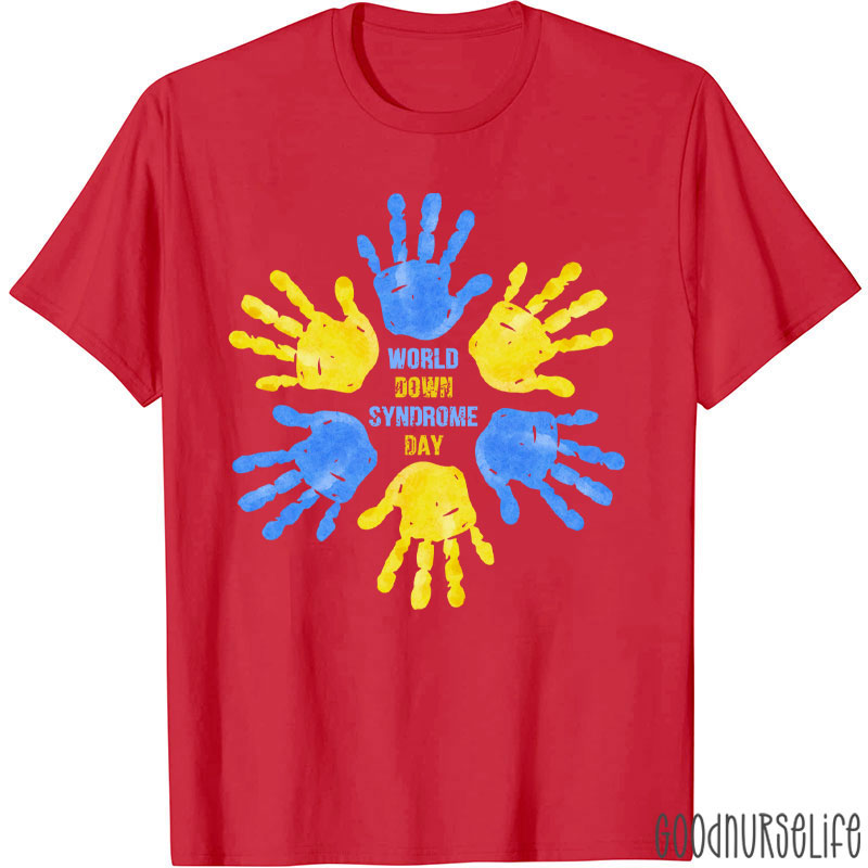 World Down Syndrome Day Awareness Nurse T-Shirt
