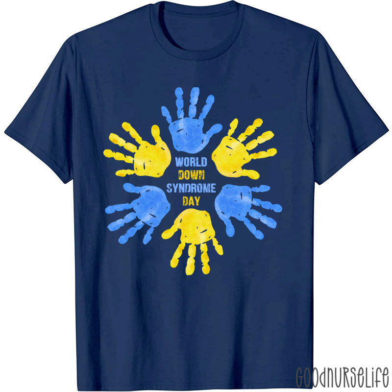 World Down Syndrome Day Awareness Nurse T-Shirt