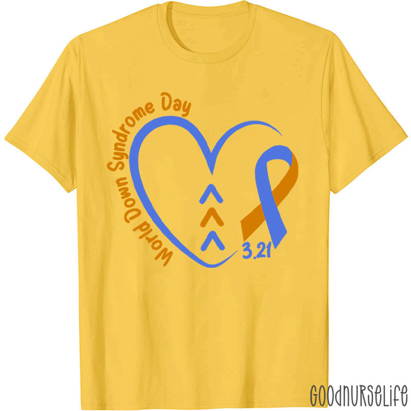 World Down Syndrome Day Nurse T-Shirt