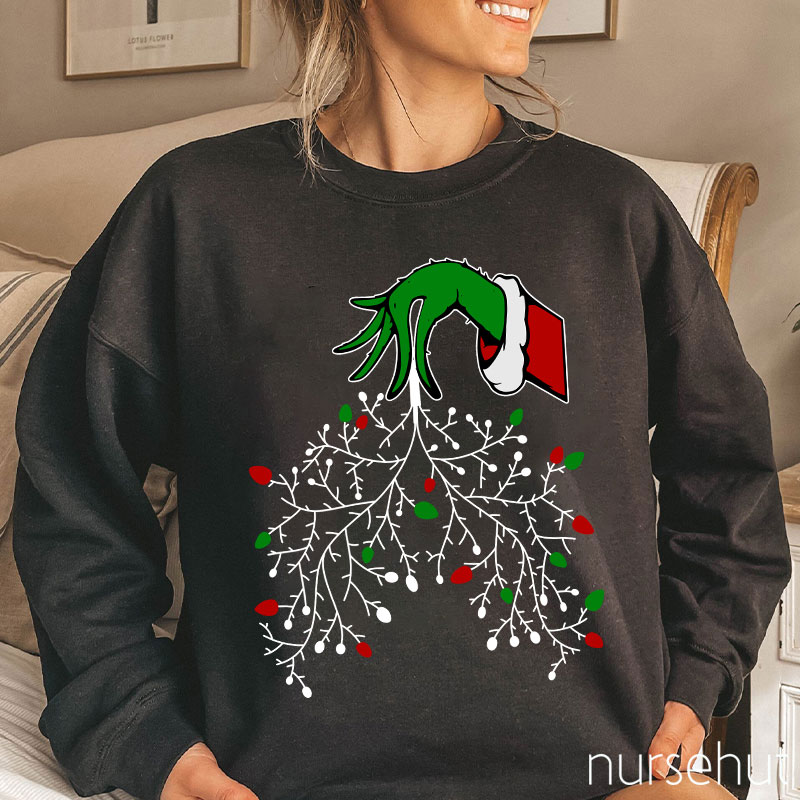 It's Time To Turn On The Christmas Lights Nurse Sweatshirt
