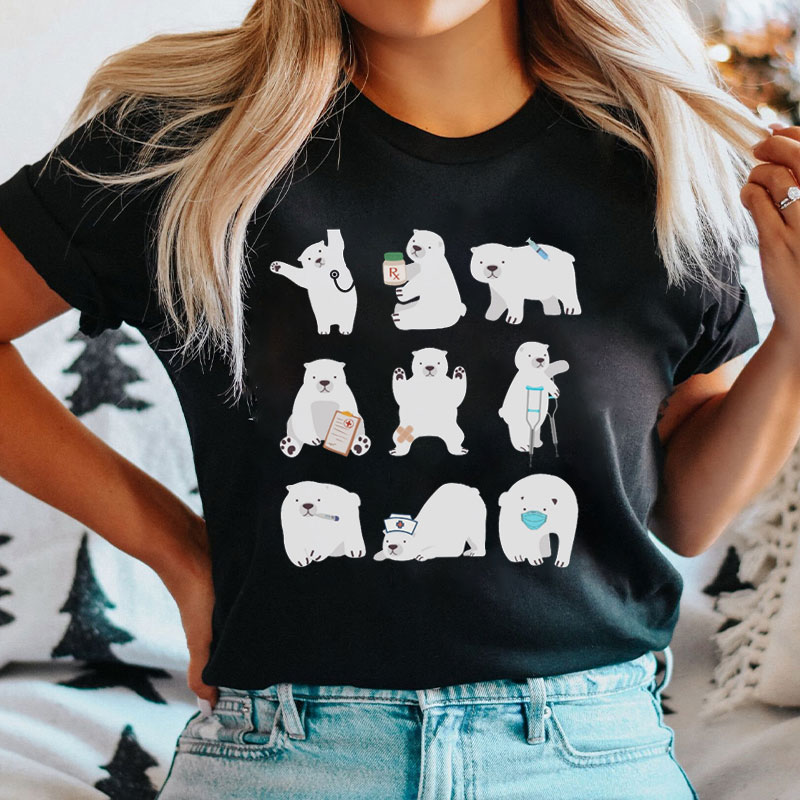 Polar Bear Nurse T-Shirt